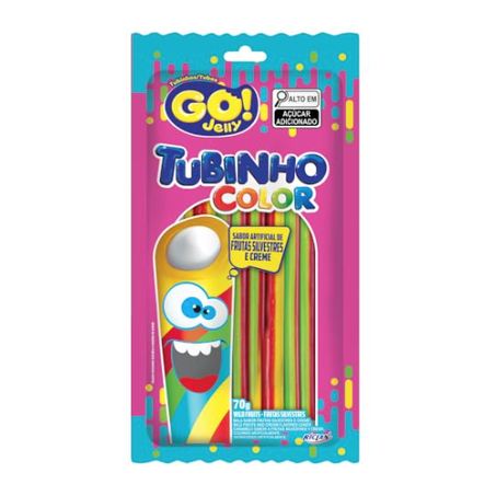 Bala Go Jelly Tubinho Frutas Silvestres 70g