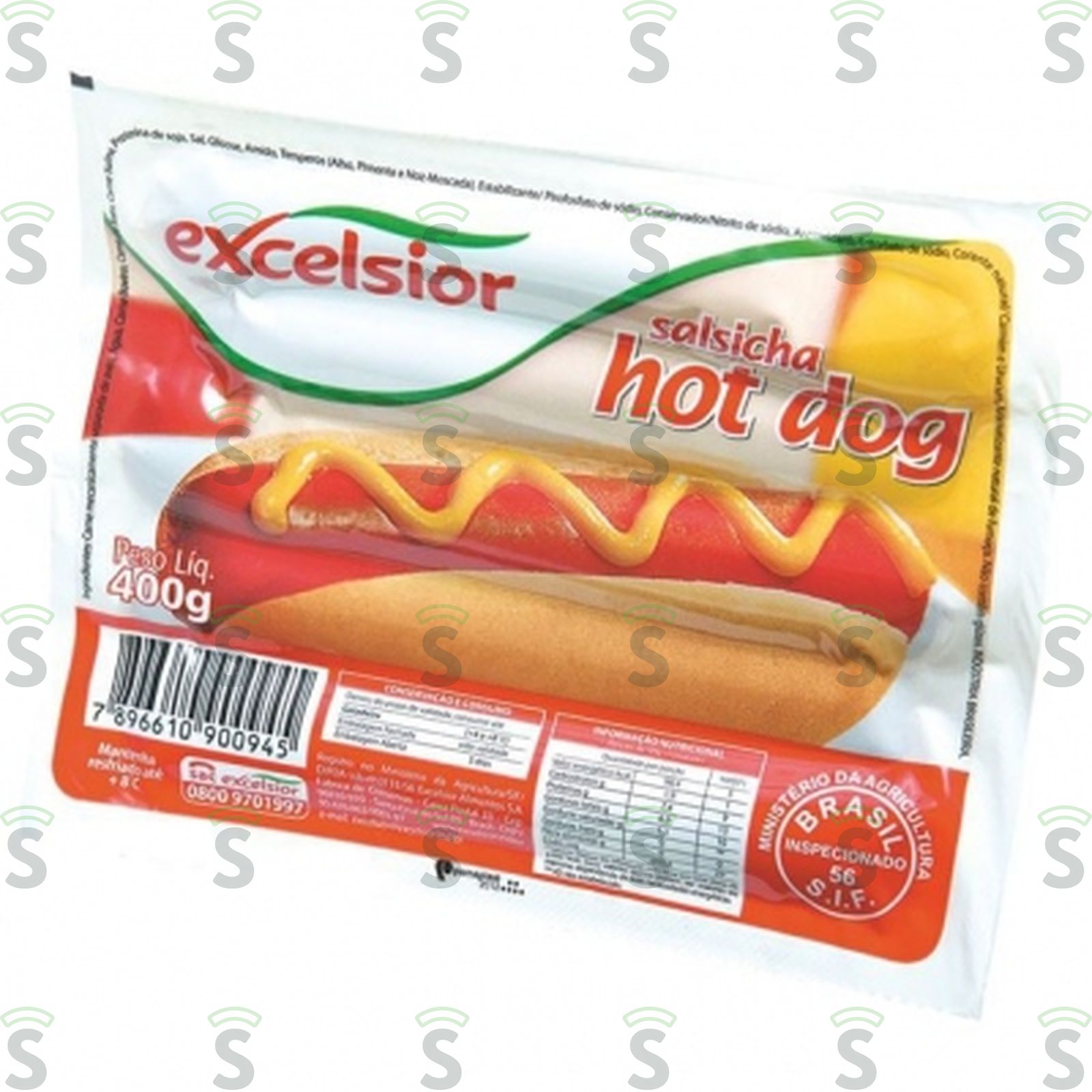 Salsicha Hot Dog Excelsior 400G