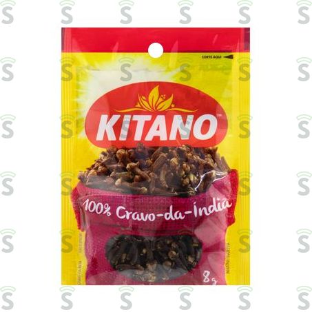  Especiarias Kitano Cravo da Índia Pacote 8g