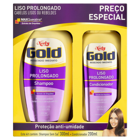 Conjunto Gold 275ml - Shampoo + 175ml - Condicionador