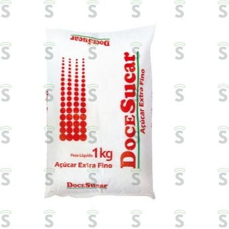  Açúcar Extra Fino Docesucar Pacote 1kg