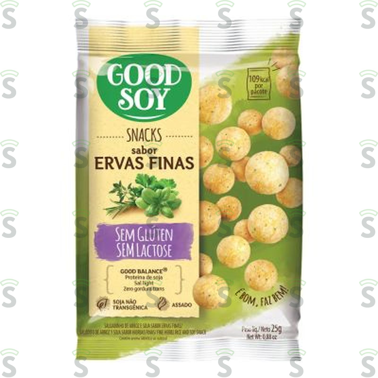 Snack Good Soy Light Ervas Finas Embalagem 25G