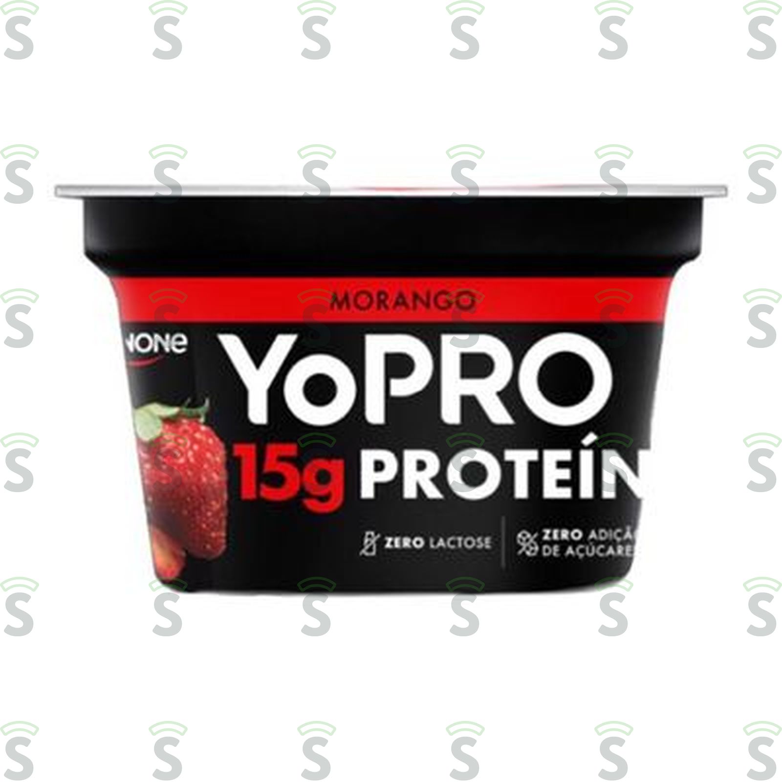 Iogurte Danone Yopro Morango Zero Lactose Frasco 160gr