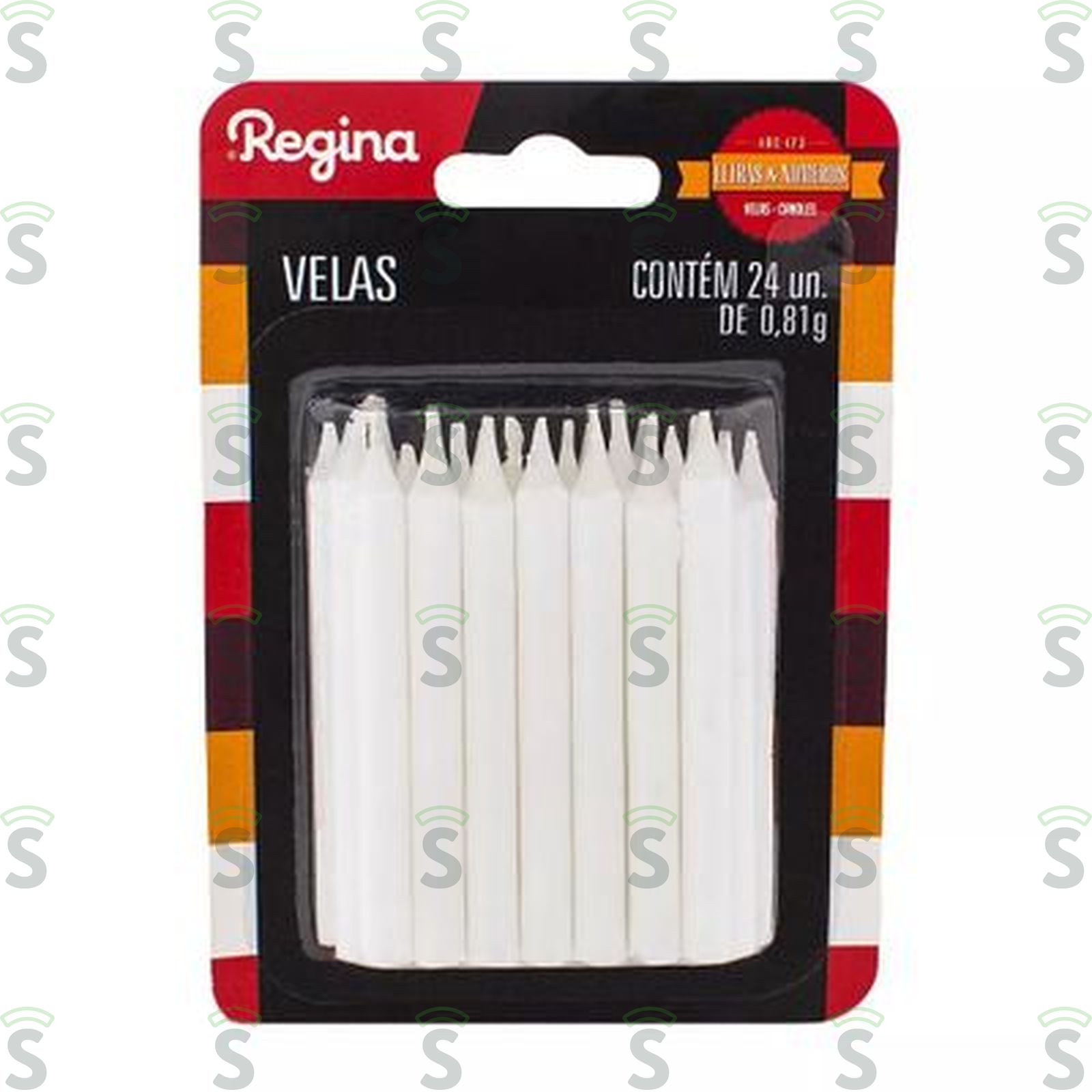 Vela Regina C24 Palito Branca 24UN
