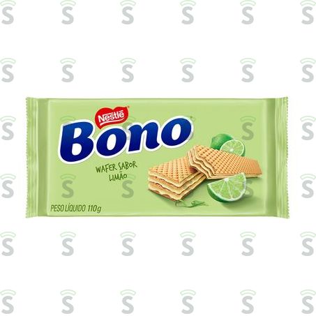  Biscoito Bono Wafer Torta Limão 110g