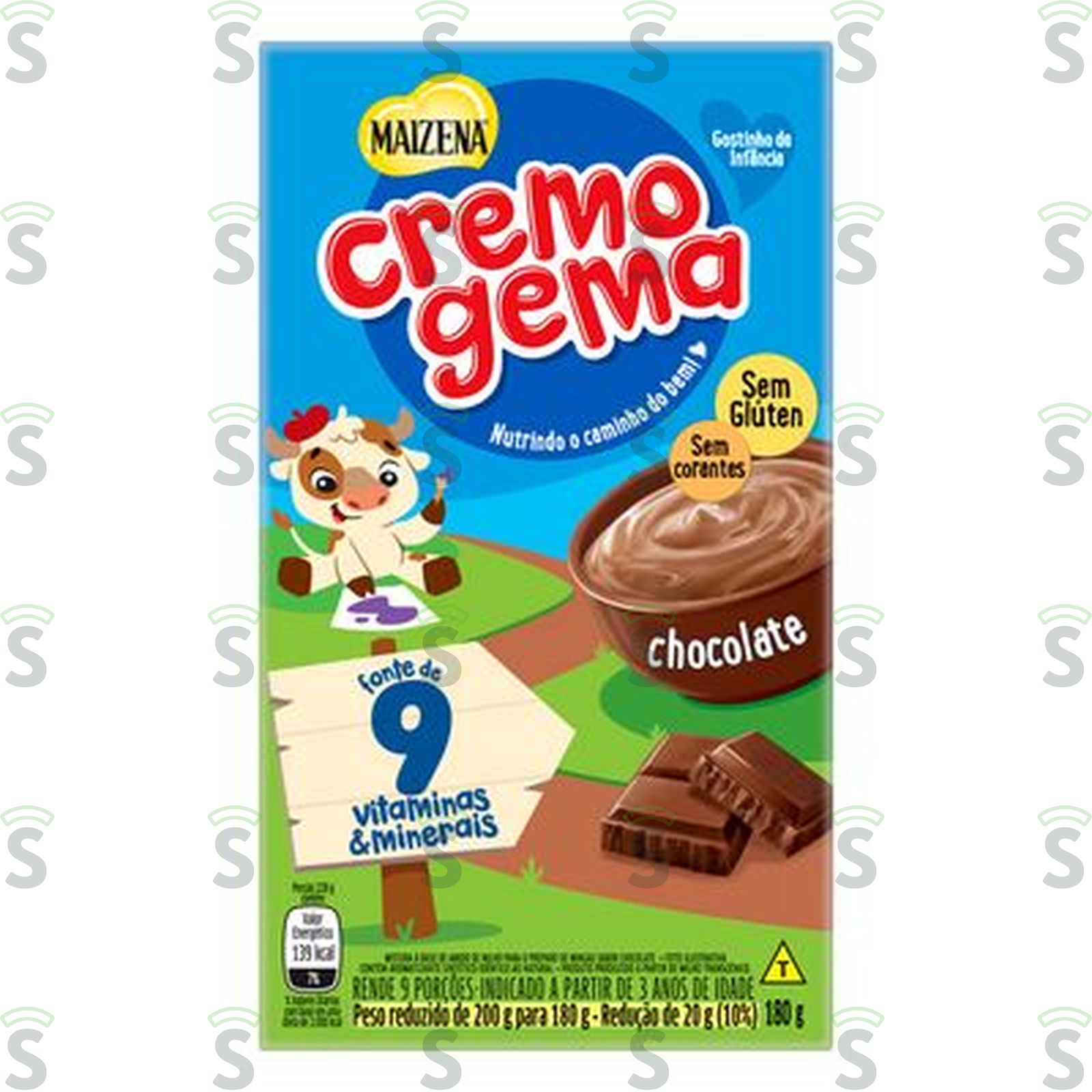 Mistura Maizena Cremogema Chocolate 180G