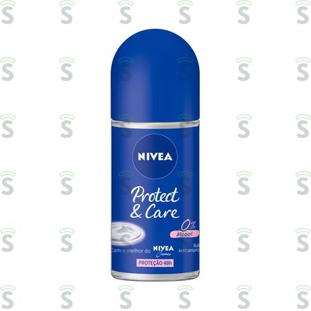  Antitranspirante Roll-on Nivea Protect & Care  Rolo 50ml