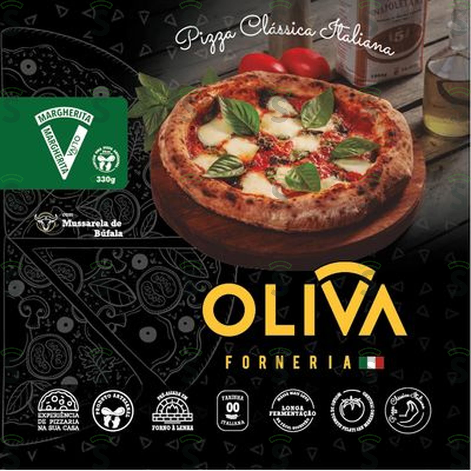 PIZZA OLIVA 330G MARGUERITA