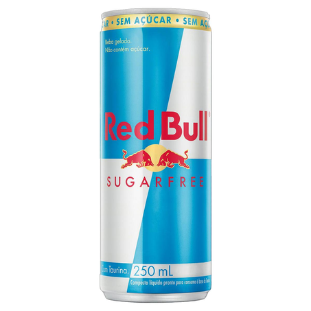 Bebida Energética Red Bull 250ml - Sugar Free - Lata