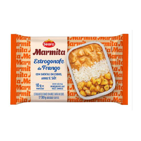 Marmita Seara Cong Estrogonoff Fgo Batata e Arroz 300g