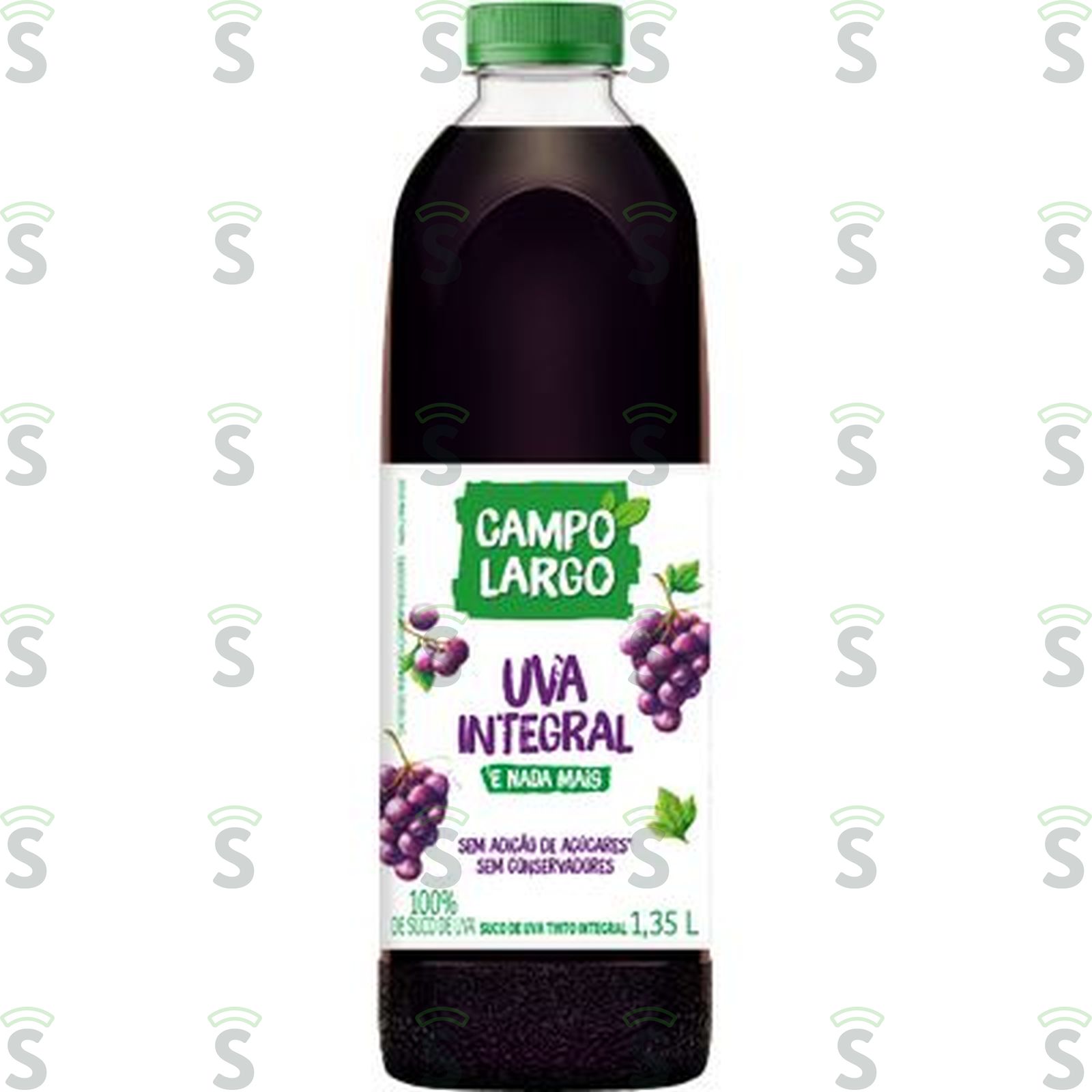 Suco Integral de Uva Tinto Campo Largo Garrafa 1.23lt