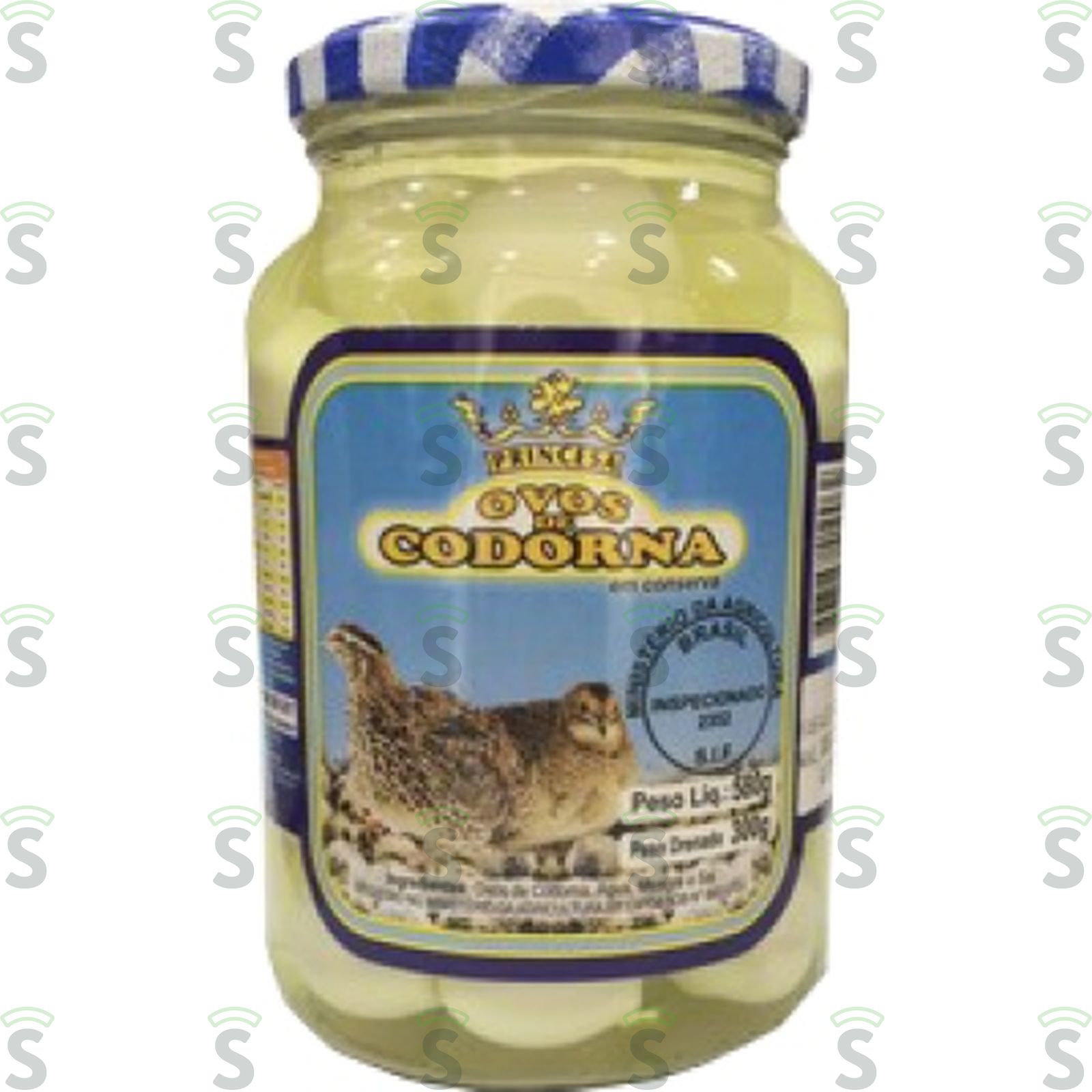 Princesa-ovos codorna 300g conserva