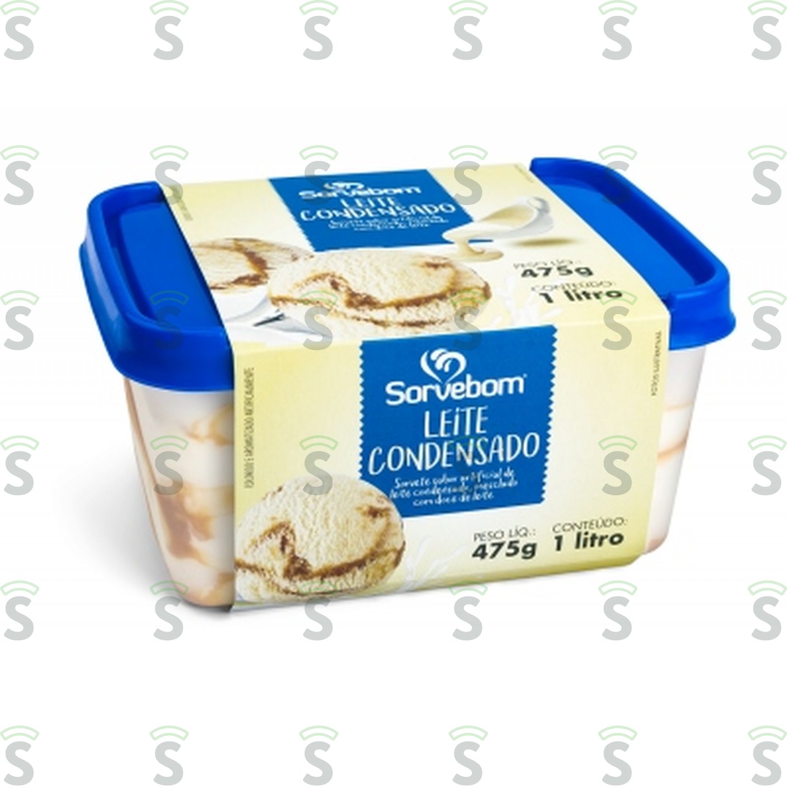 Sorvebom-sorvete 1lt leite condensado