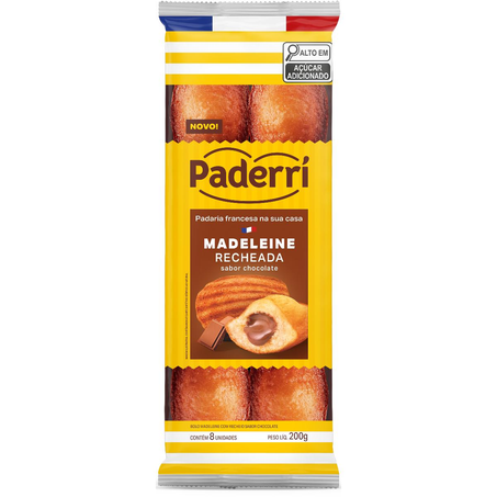 Madeleine Paderrí 200g - Tradicional de Chocolate