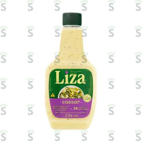  Molho Para Salada Liza Caesar Embalagem 234ml
