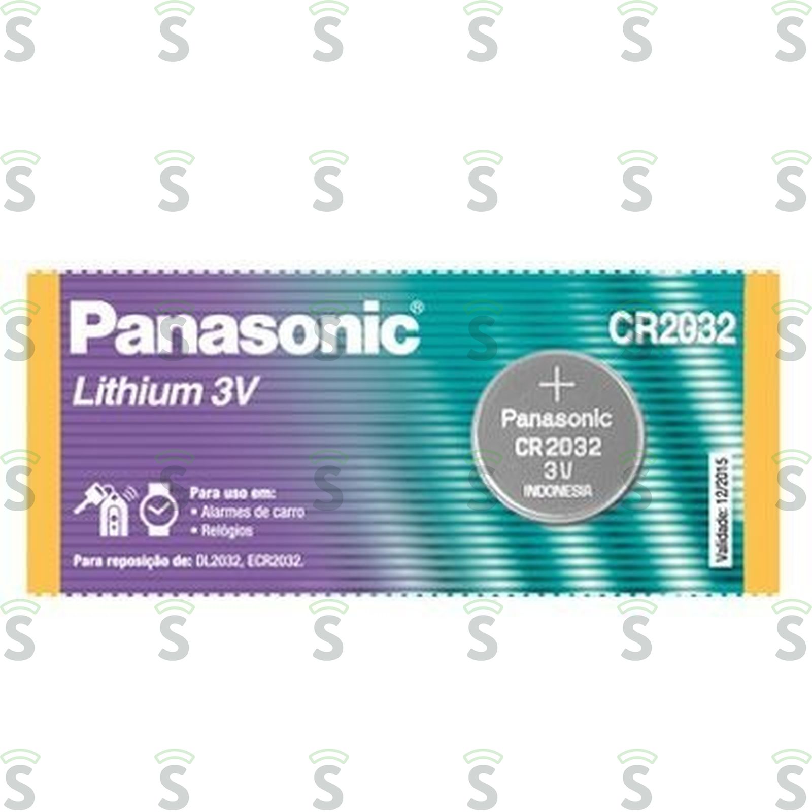 Pilha Lithium Panasonic 3v Embalagem 1UN