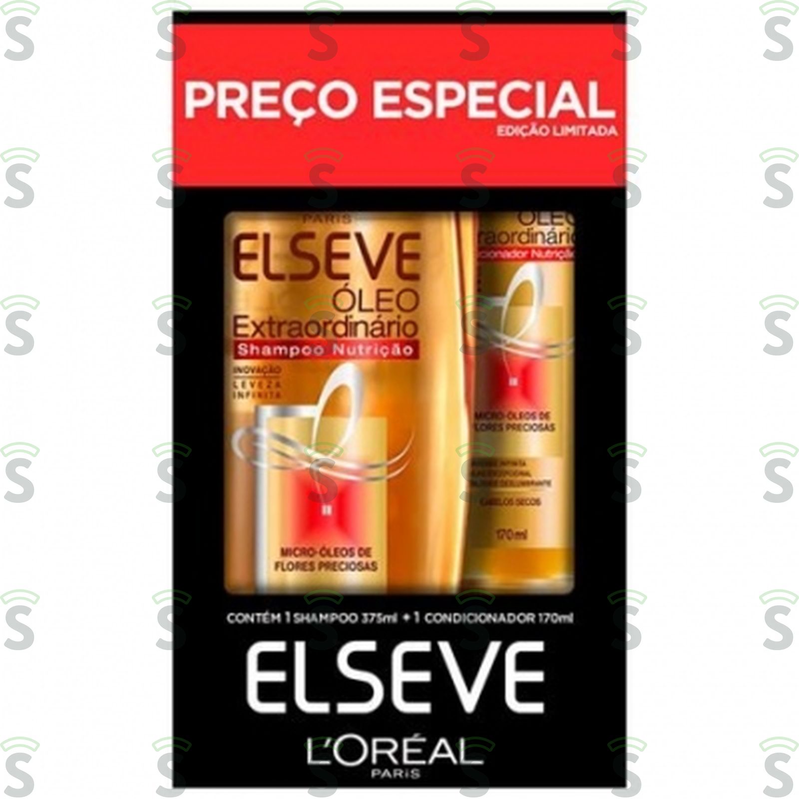 Elseve-shamp 375ml+cond 170ml oleo extra