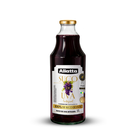 Suco de Uva Integral Aliatta 1L Garrafa de Vidro Galeria-0