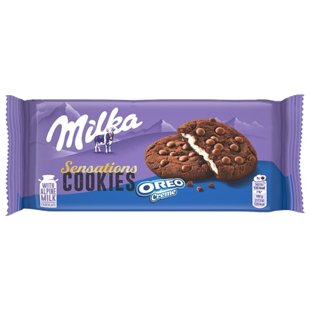Biscoito Milka Cookies Oreo 156g