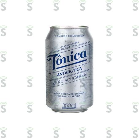  Água Tônica de Quinino Antarctica Zero Açúcares Lata 350ml