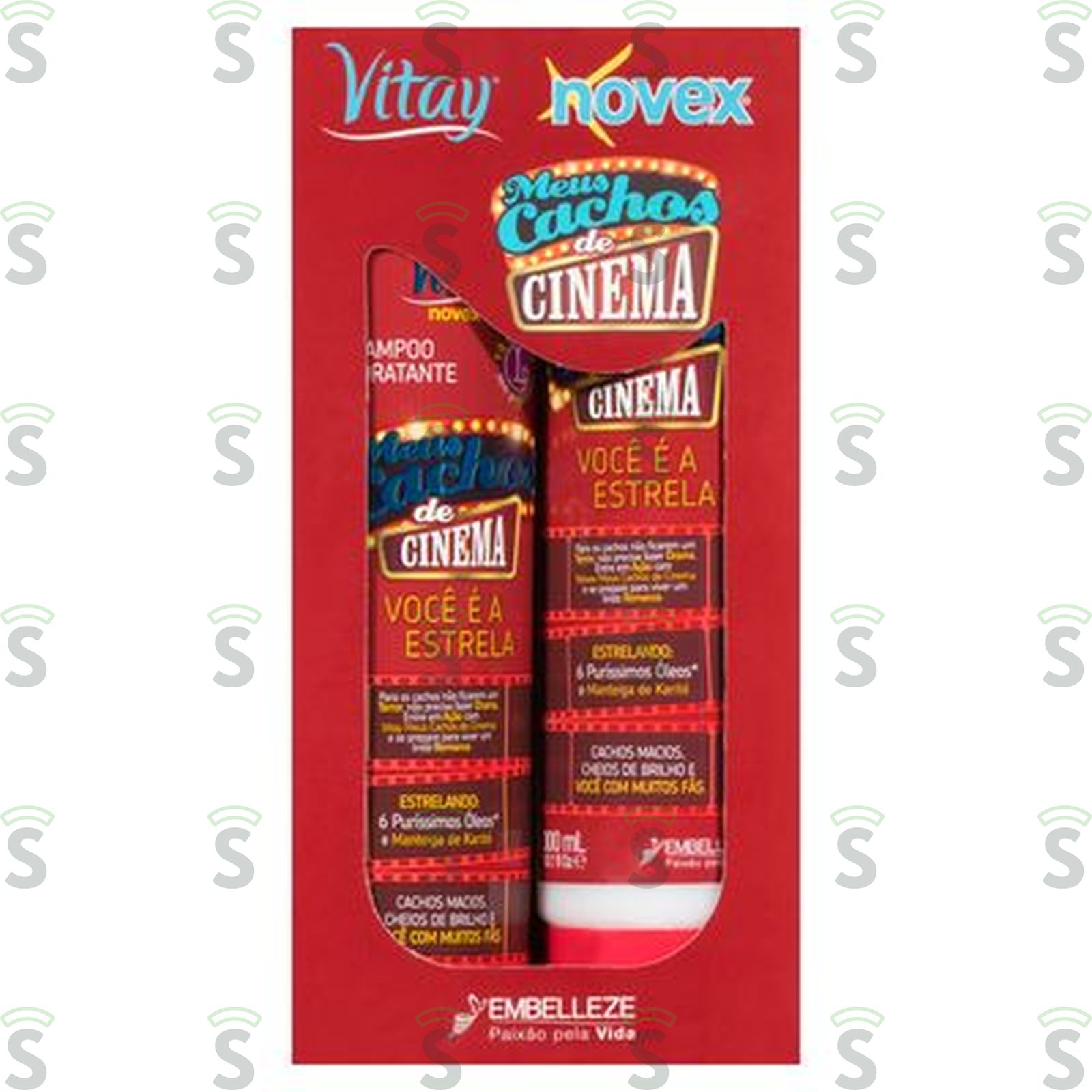 Kit Novex Meus Cachos de Cinema Shampoo 300ml E Condicionador 300ml
