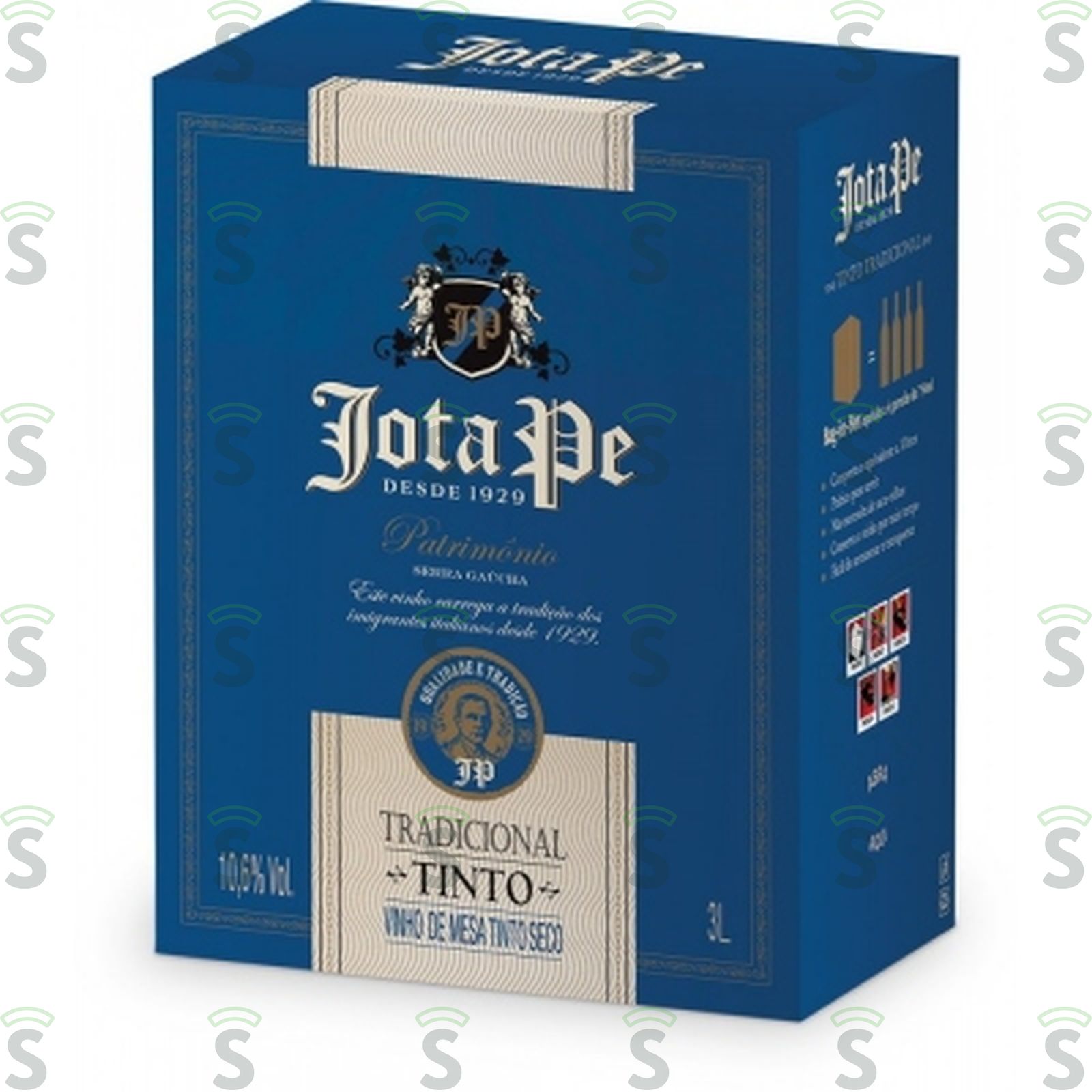 Vinho Tinto Jota Pe Tradicional Seco Embalagem 3LT