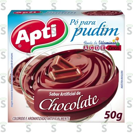  Pudim Apti Chocolate Caixa 50gr