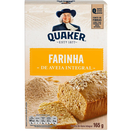 Farinha de Aveia Quaker 165g - Integral