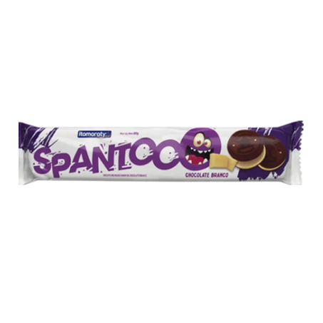 Biscoito Rech Itamaraty Spantooo Choc Branco 80g