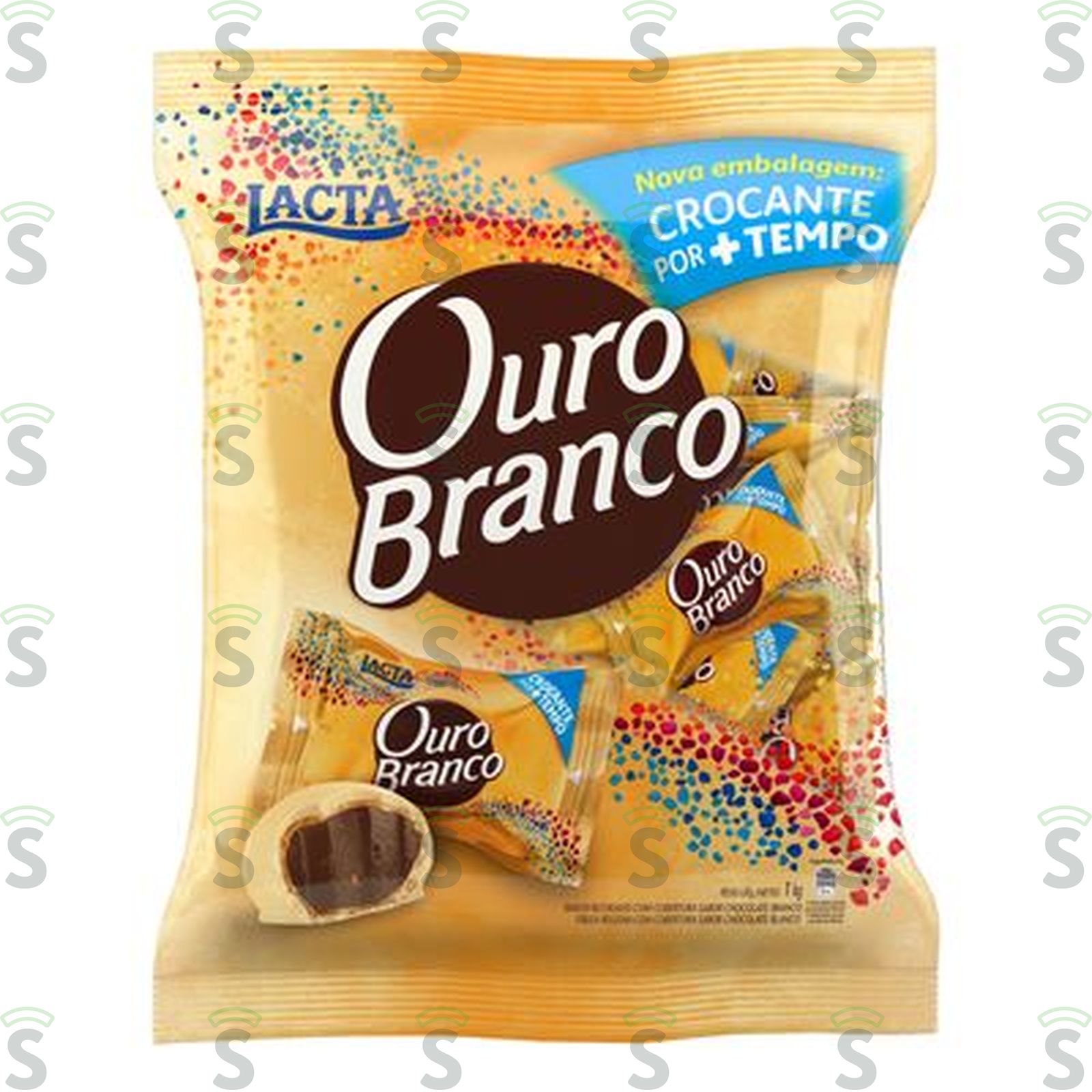 Lacta-bombom 1kg ouro branco