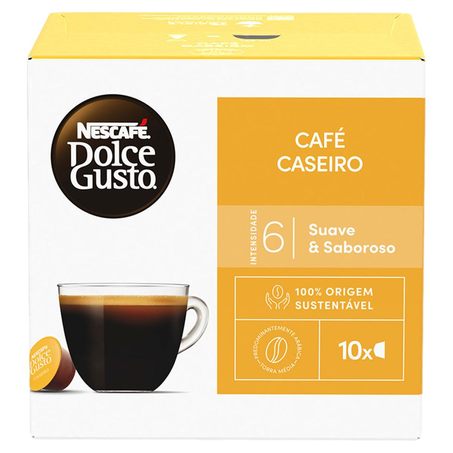 Cápsula Dolce Gusto 80g - Café Caseiro