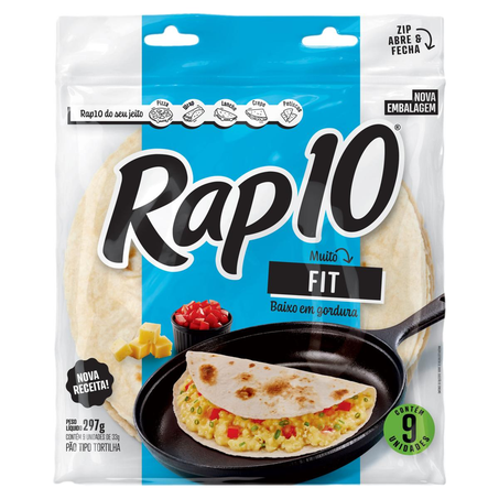 Tortilha Rap10 297g - Semipronta - Fit