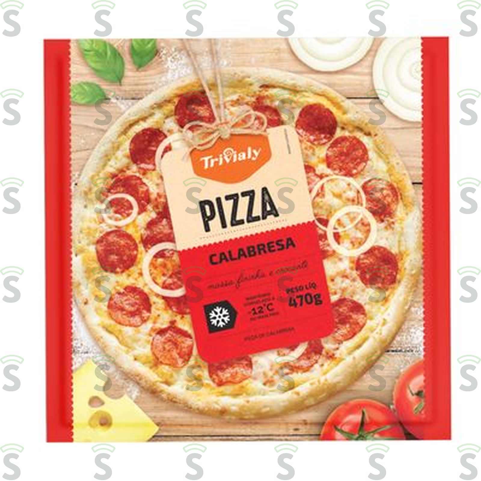 Pizza Trivialy Calabresa 470G