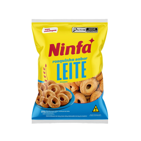 Biscoito Rosca Ninfa 250g - Leite