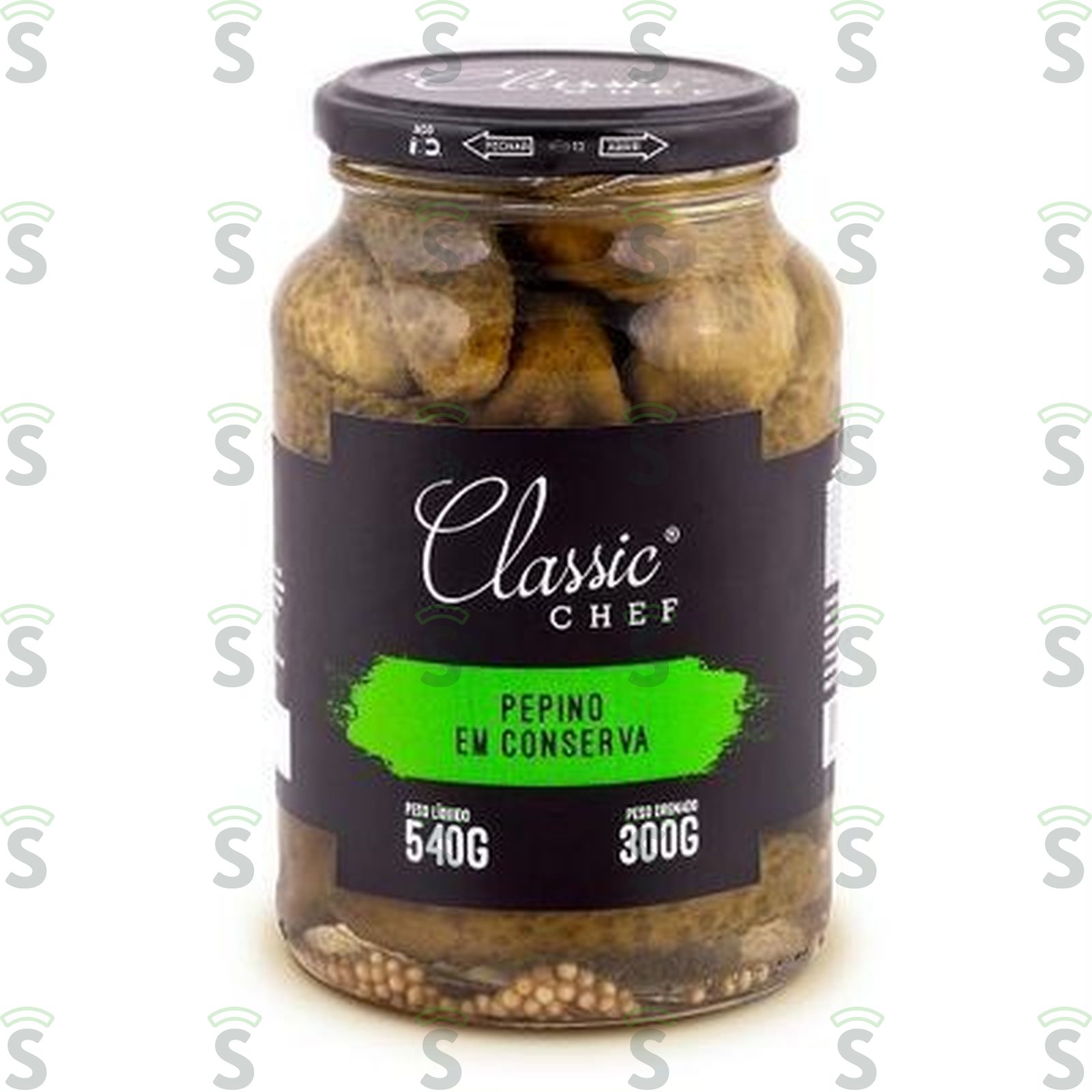 Pepino em Conserva Classic Chef Embalagem 540G