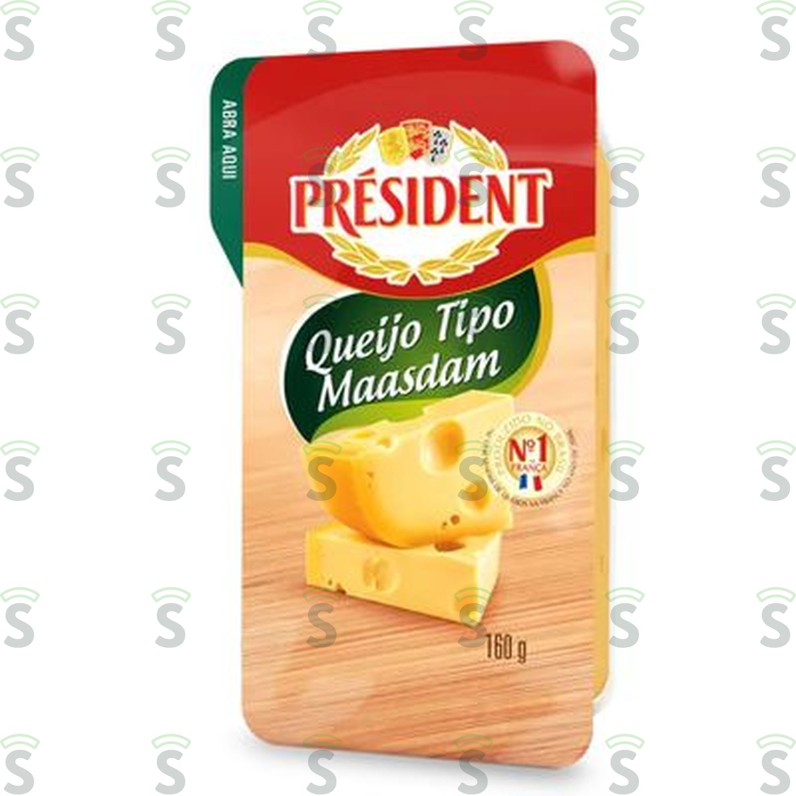 President-queijo maasdam 160g