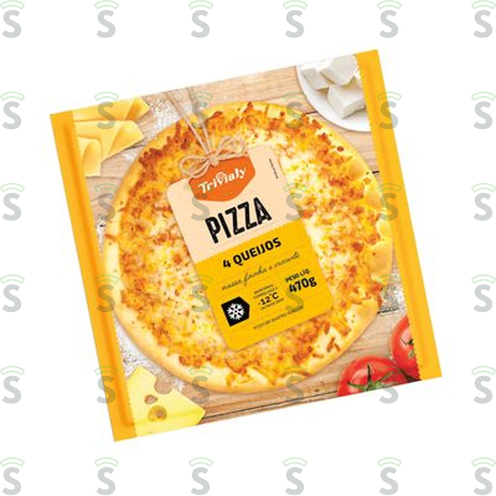 Pizza Trivialy 4 Queijos 470G