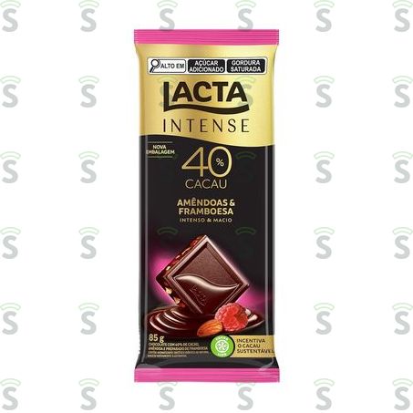  Lacta-choco Intense 40% 85g Nuts Ame Fra