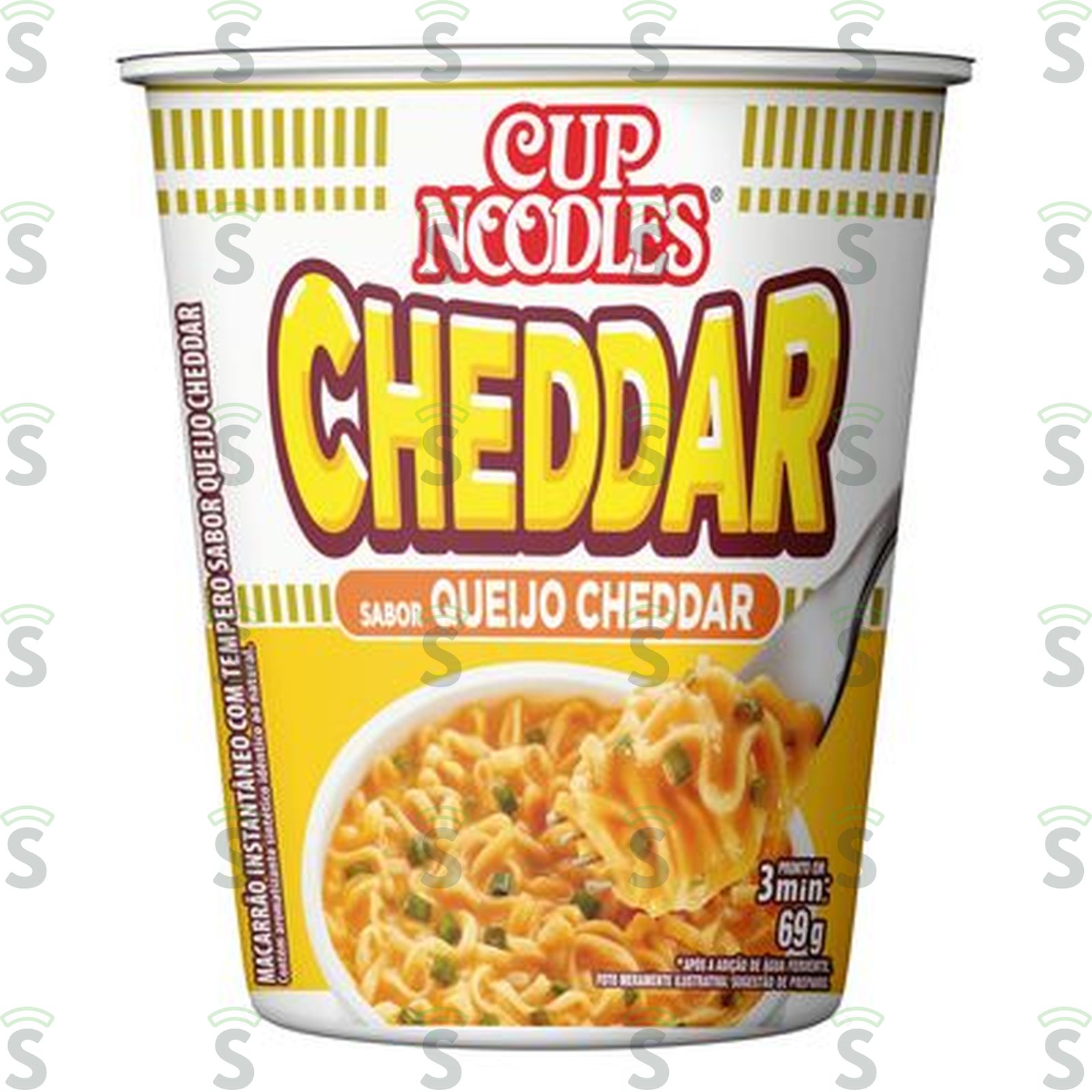 Macarrão Instantâneo Nissin Cup Noodles Queijo Cheddar Pote 69gr