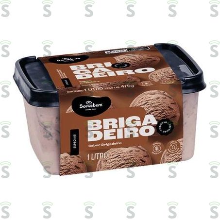  Sorvebom-sorvete 1lt Brigadeiro