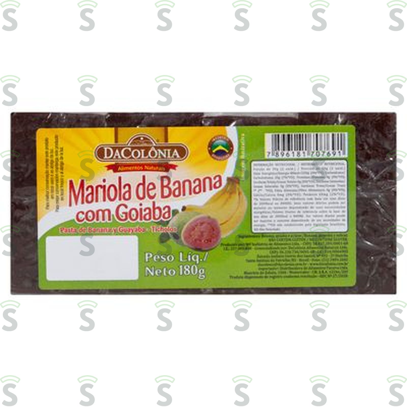 Dacolonia-mariola banana c/goiaba 180g
