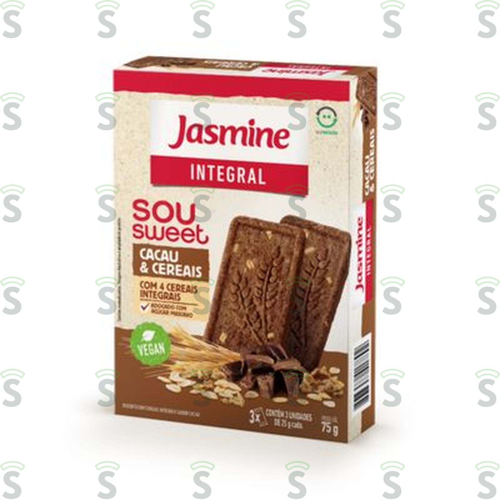 Bisc jasmine s.sweet cacau cereais 75g