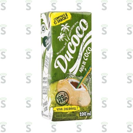 Água de Coco Ducoco Esterilizada Caixa 200ml