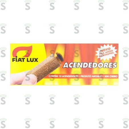  Acendedor Churrasqueira Fiat Lux Caixa 1un