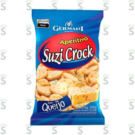  Germani-biscoito 200g Suzi Crock Queijo