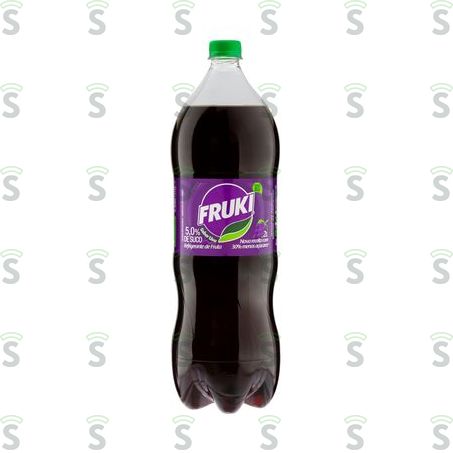  Refrigerante Fruki Sabor Uva Garrafa 2lt