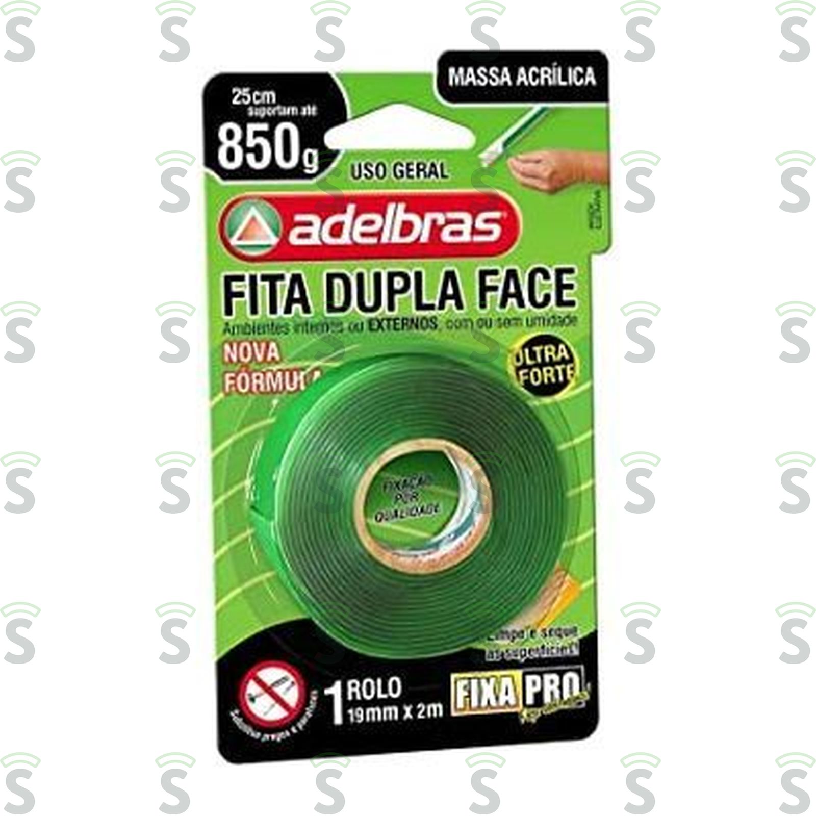 FITA DUPLA FACE 19MM X2M ADELBRAS