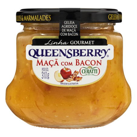 Geleia Queensberry 310g - Gourmet - Maçã com Bacon