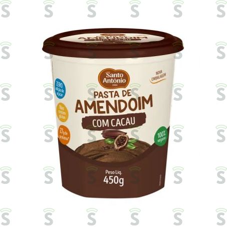  Pasta Amendo Sto Antonio 450g C/cacau