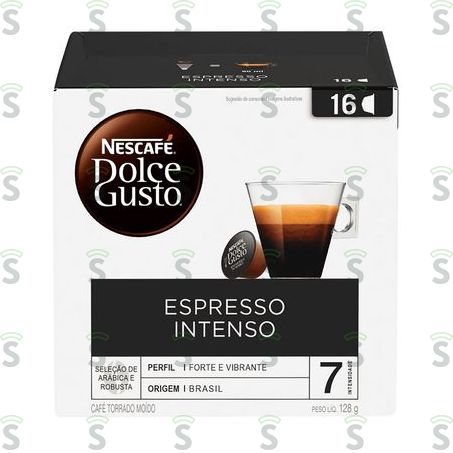  Café Cápsula Nescafé Dolce Gusto Espresso Intenso 16un